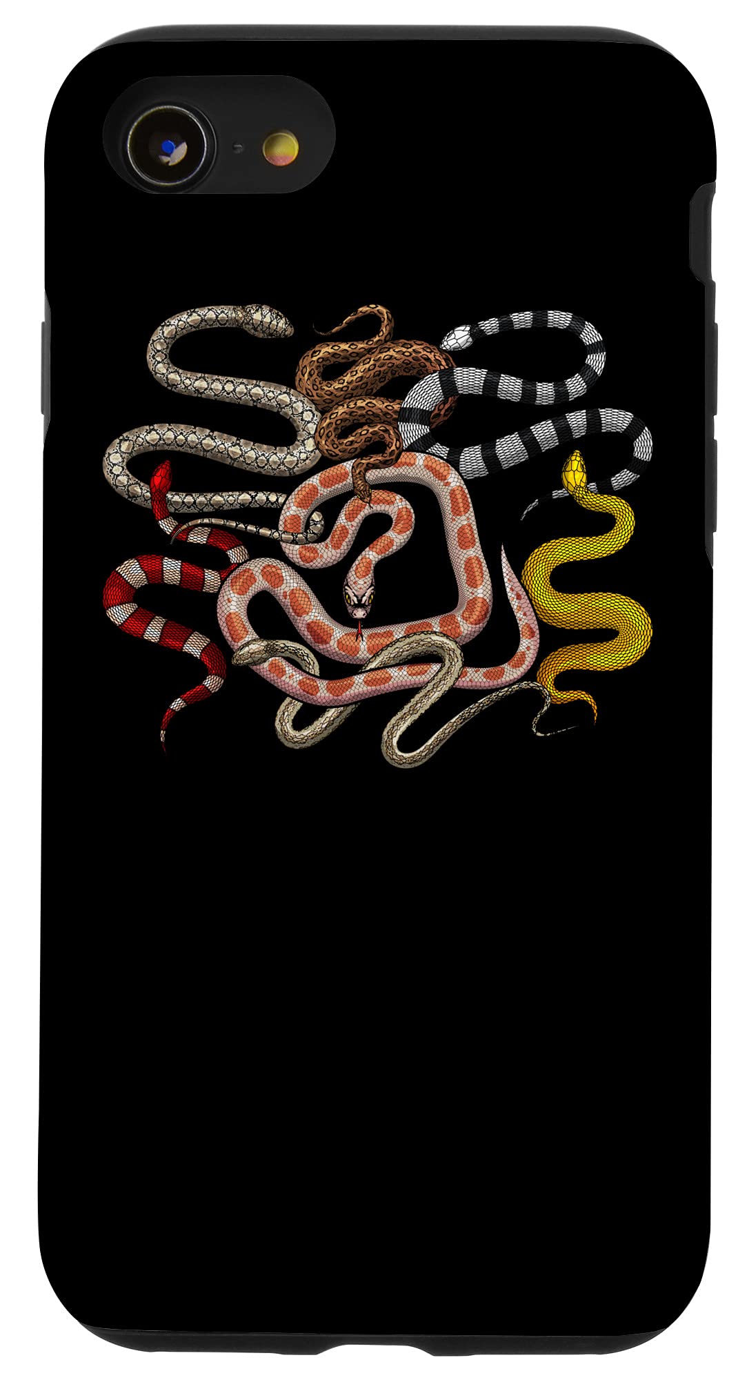 iPhone SE (2020) / 7 / 8 Cool Snake For Men Women Boa Serpent Corn Coral Rattle Snake Case