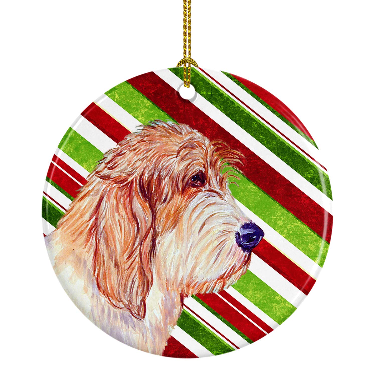 Décoration Petit Basset Griffon Vendéen en céramique à offrir