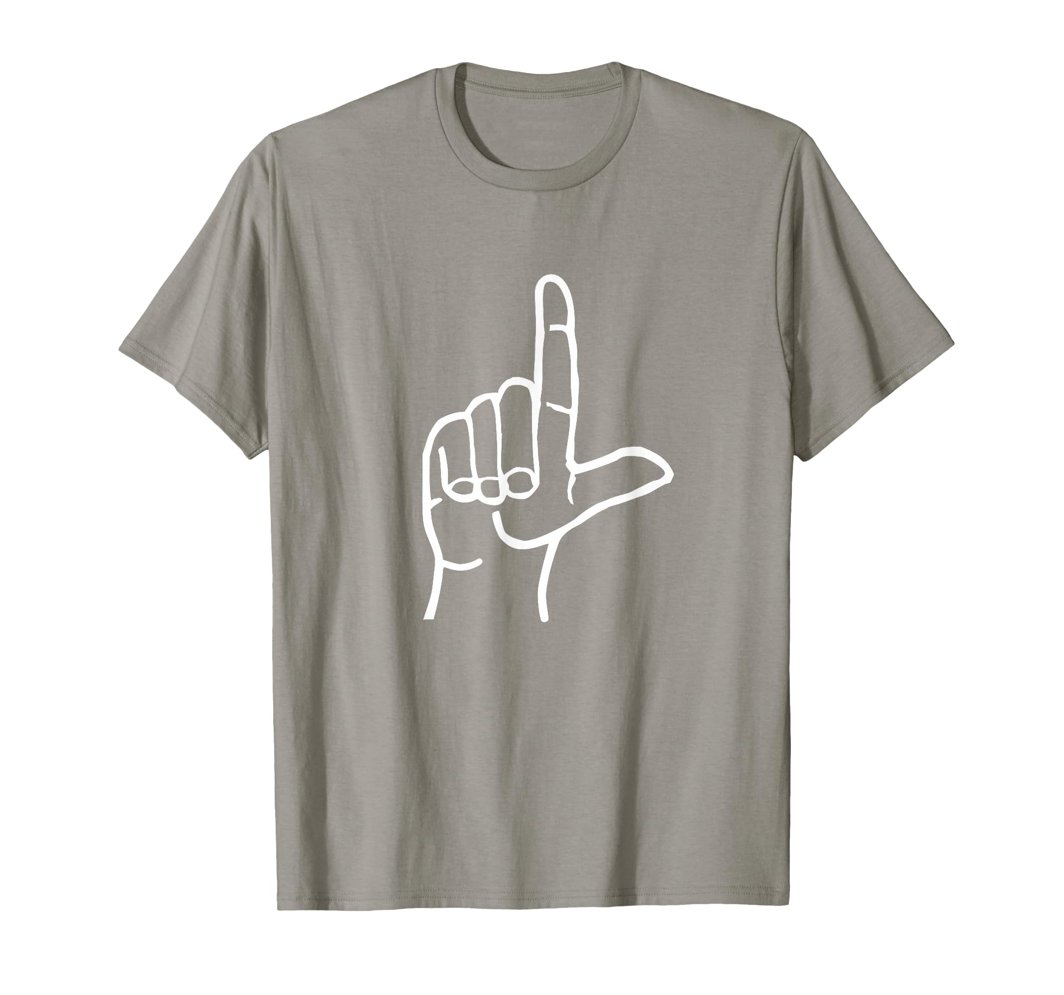 Loser ASL American Sign Language Letter L Finger Spelling T-Shirt