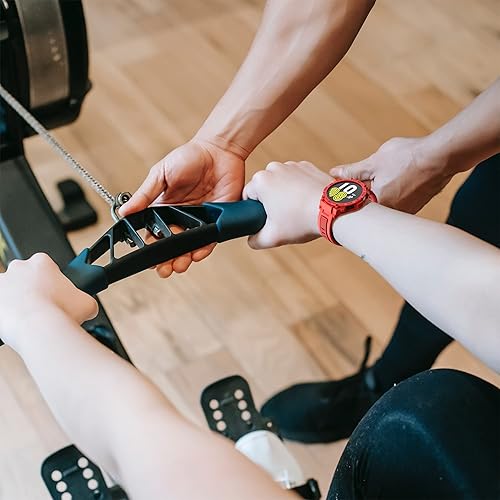 Miniatura 5 de GELISHI Compatible con Galaxy Watch 5, Galaxy Watch 4 Band con funda de 1.57 pulgadas para hombres y mujeres, correa protectora resistente de