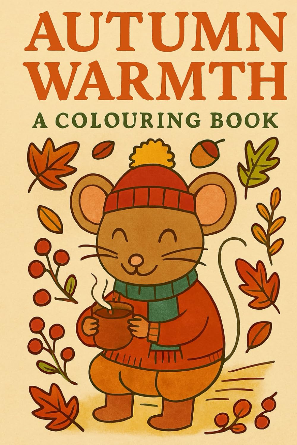 Autumn warmth: A colouring book (Seasonal Themed Children's Colouring books)