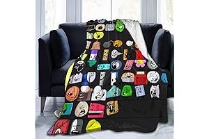 BFDI Merch: Ultra-Soft Anime Game Blanket