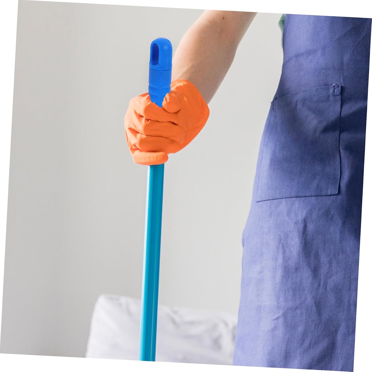 5PCS Thick Plastic Mop Handle Replacement Grip Set Non-Slip Mop Handle Replacement Gripper for Cleaning Suitable for Home and Commercial Use