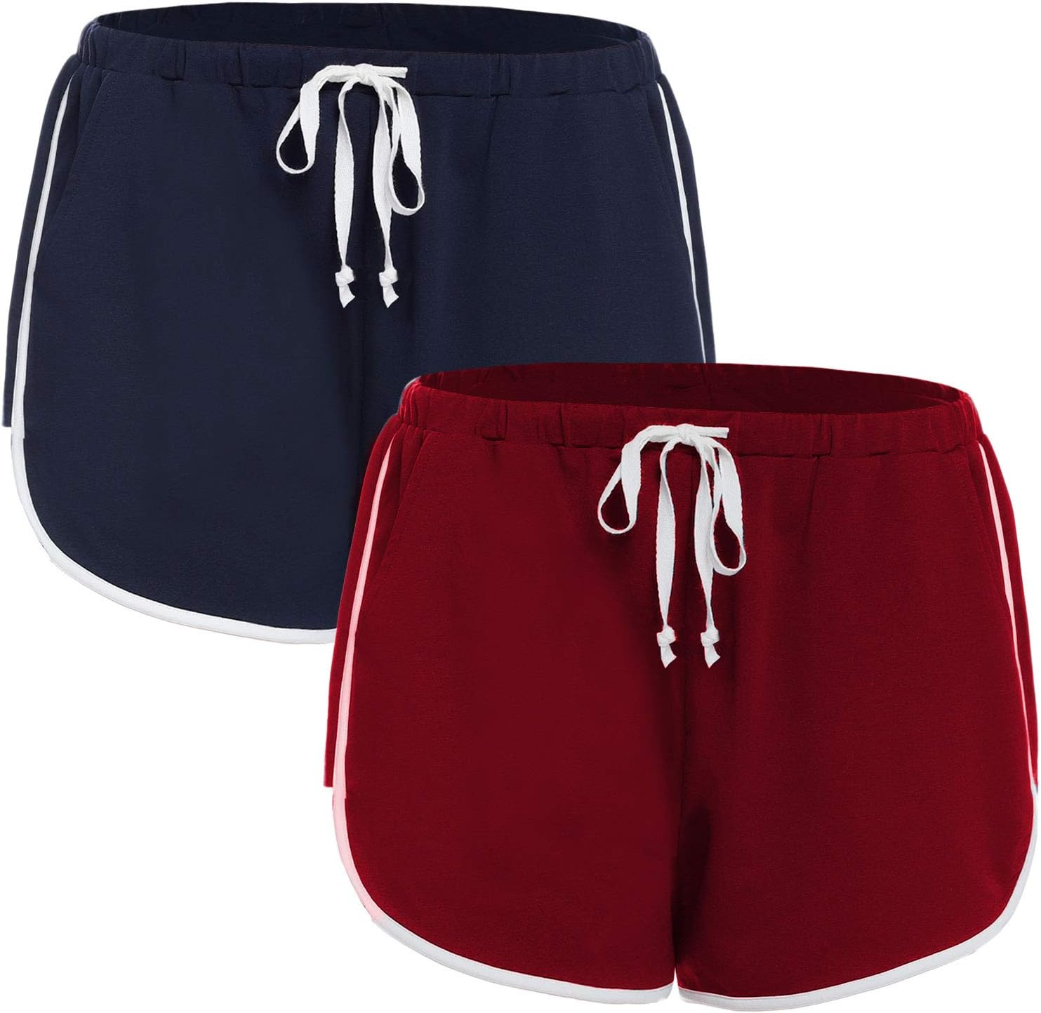 Women Sport Shorts Pyjama Bottoms Lounge Shorts Sleep Shorts Cotton Pajama Shorts Cotton Trousers for Yoga Sports Gym S-XXL