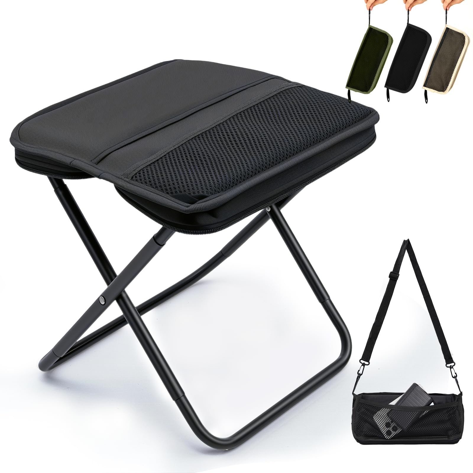 イス コンパクト 椅子 難燃 ワイド 肩掛け式収納 折りたたみ キャンプ キャンプ ワイド 折りたたみ コンパクト 難燃 椅子 イス 肩掛け