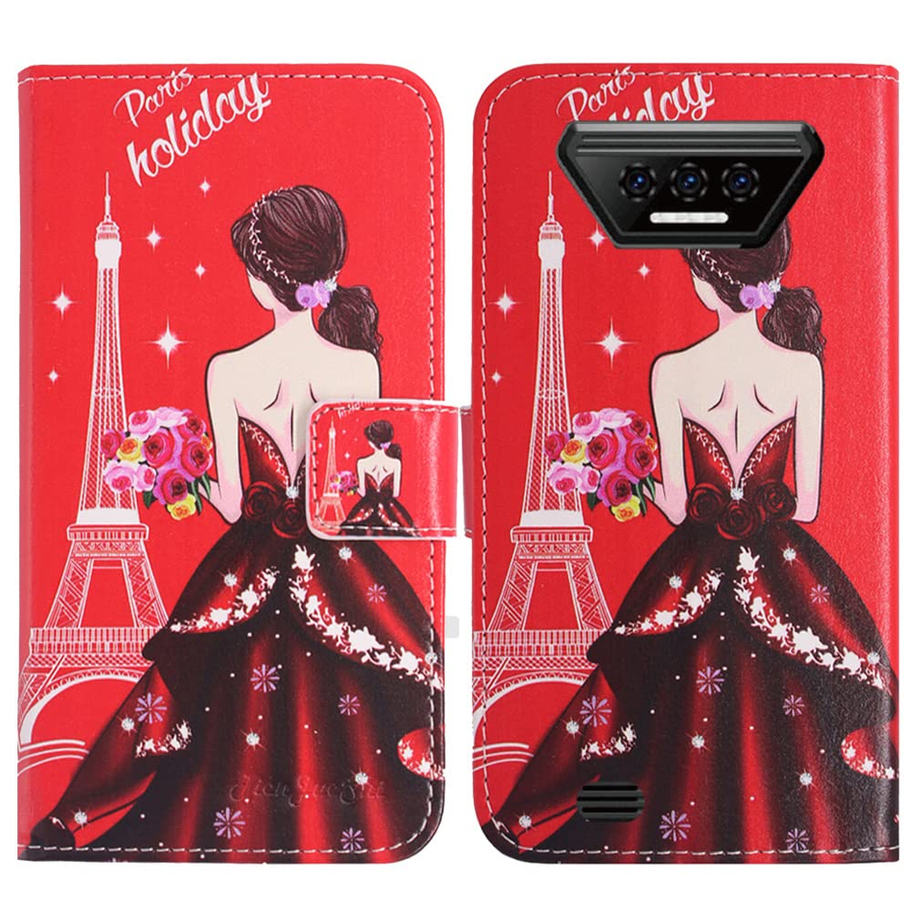 Custodia Portafoglio In Pelle PU Per DUODUOGO A40 5.7'' – Con Slot Per Carte E Funzione Stand - 3