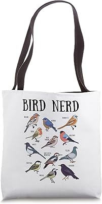 Bird Species Bird Lover Nature Finch Birdwatching Nerd Tote Bag