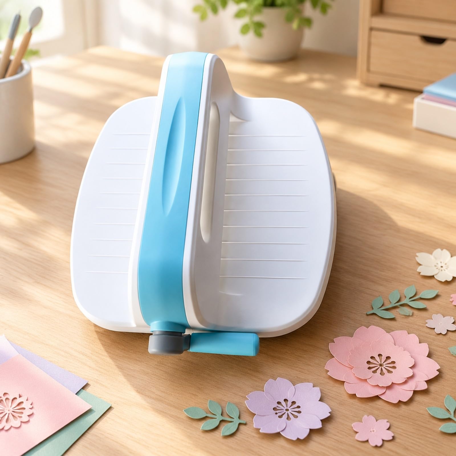 Machine Décpe Gaufrage Papier à Manivelle Polyvalente pr Projs Bricolage DIY,