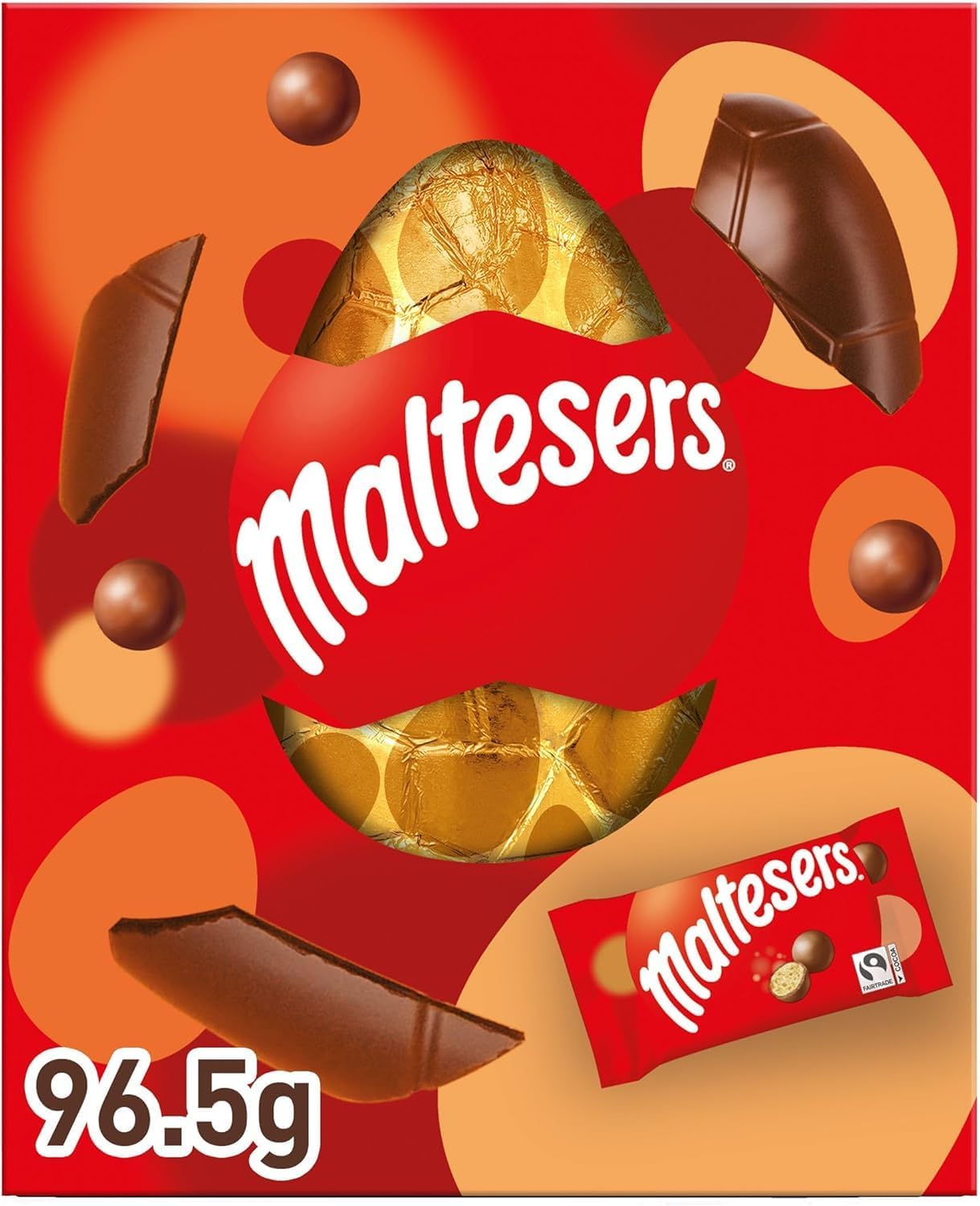 Easter Chocolate Eggs Variety For Easter Best gift 2026 (Maltesers Milk Chocolate Easter Egg 96.5g)