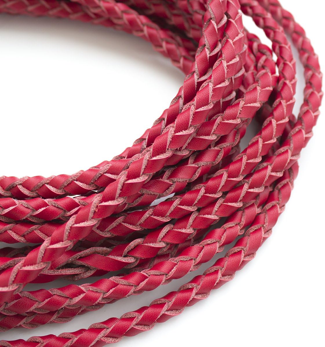 Red Genuine Leather Woven Whip Handle with six Nails, Queen's Whip,Must be Scattered, Whip, Whip, Horse Riding Crop, Role-Playing Props,