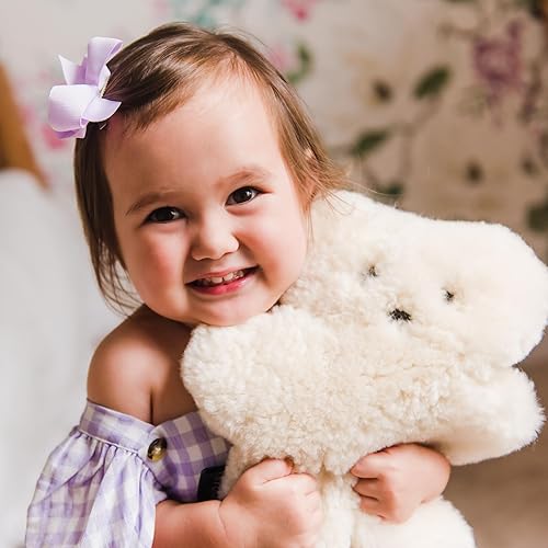 Miniatura 4 de Oso de peluche de piel de oveja australiana 100% de leche