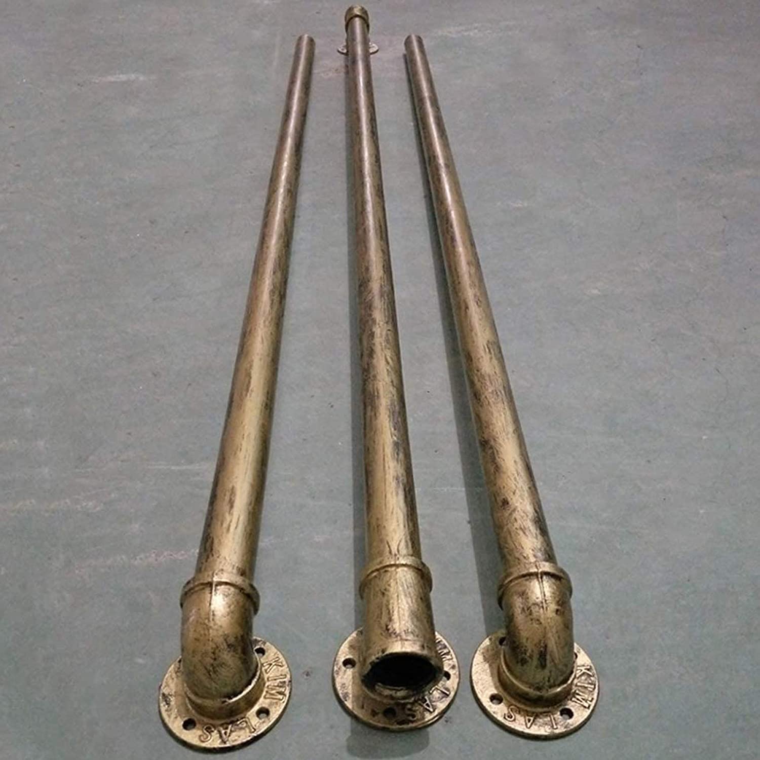 BERTY·PUYI Corrimano per Scale Interni Esterni Corrimano A Muro Balaustra A Muro Maniglia di Supporto per Poggiapiedi Barra di Sicurezza Kit di Supporto per Ringhiere per Scale-50CM
