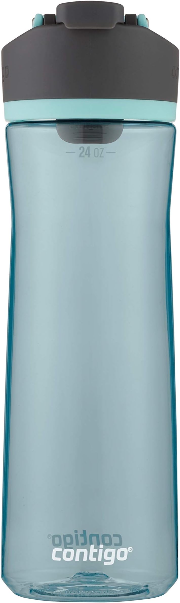 ContigoCortland Spill-Proof Water Bottle, BPA-Free Plastic Water Bottle with Leak-Proof Lid and Carry Handle, Dishwasher Safe, Bubble Tea, 24oz