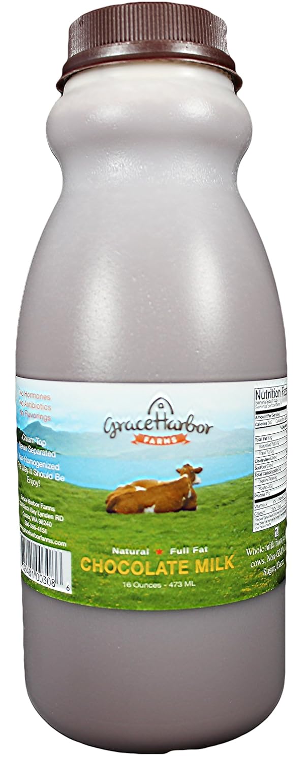 Grace Harbor Farms, Milk Chocolate, 16 Fl Oz Grocery