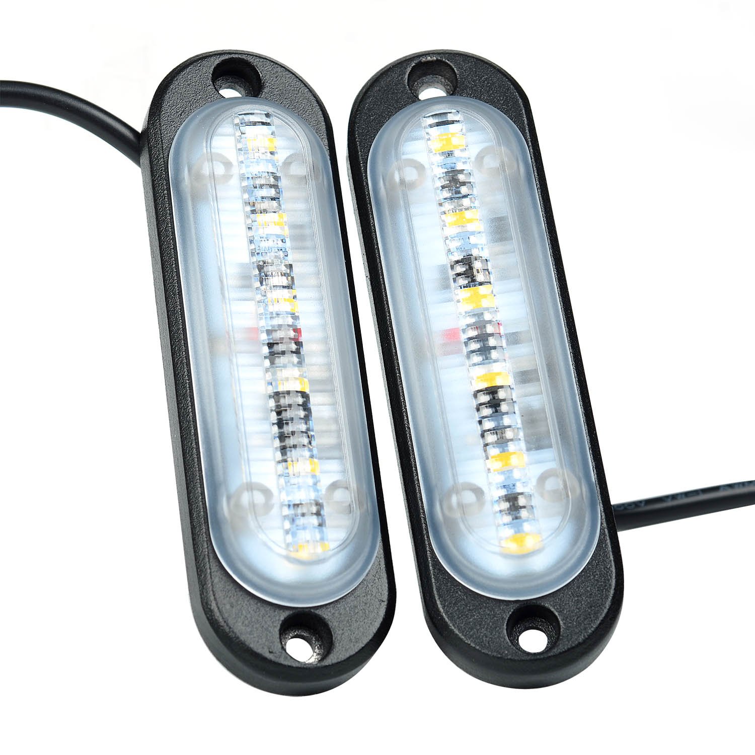 KAWELL universale 14,5cm super sottile 10-led Light bar off Road LED per ATV SUV mine Boat(10W DC10?30V 6500K 770LM)