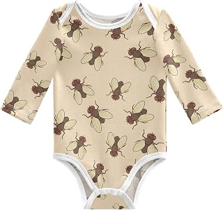 Baby Girls Boys Bodysuit Cotton Long Sleeve Rompers One Piece Baby Clothes Outfits for Newborn Infant 0-24 Month