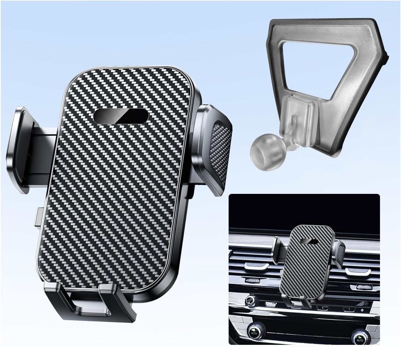 Car Phone Holder for BMW 5 Series/6 Series 2017-2023 Accessories,Ultra-Stable Clip with Anti-Shake,360 Rotation Smart Phone Mount