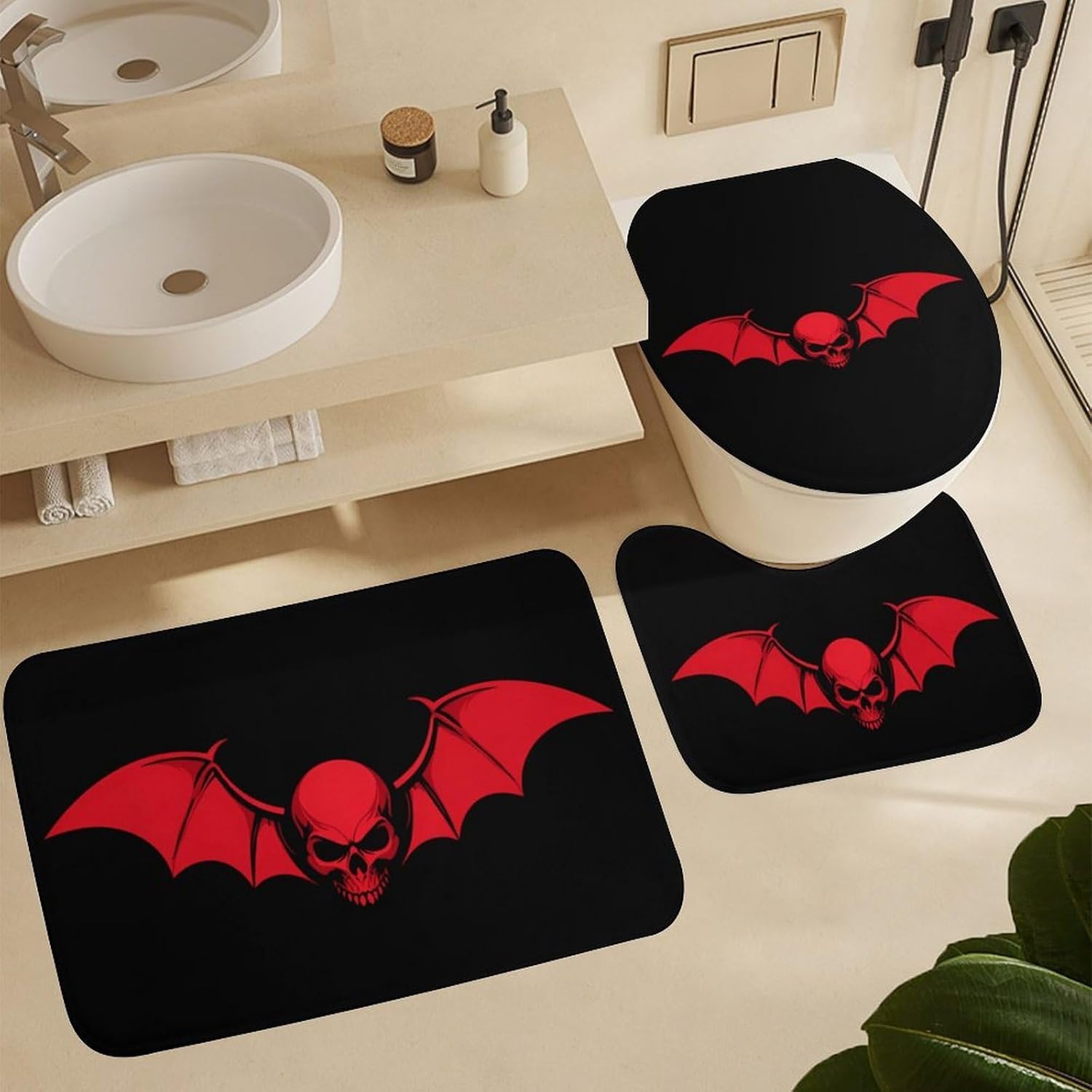 Skull with Bat Wing Boys Girls Short Sleeve Shirts Graphic T-Shirts Crewneck Casual Printed Tee
