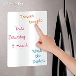 iSYFIX Magnetic Dry Erase Whiteboard Notes - 8.5 x 11 inch, 2 Pack - Decorative Magnet Blackboard for Kitchen, Decor, Office, Grocery Lists, Metalic Boxes, Storage and More