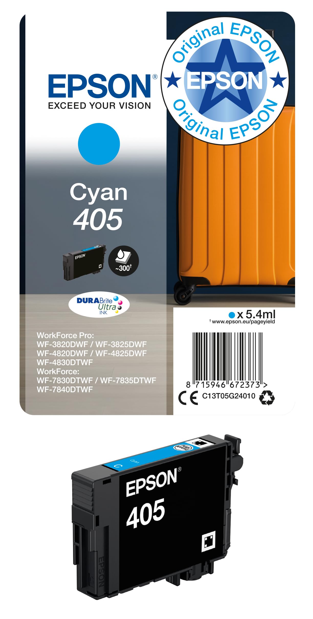 Epson original DURABrite Ultra 405 (Koffer) Tintenpatrone