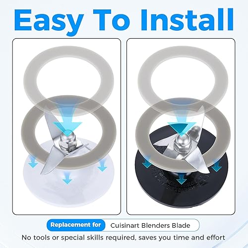 Miniatura 19 de Junta tórica para licuadora, junta tórica, junta tórica, repuesto para Hamilton Beach (paquete de 3)