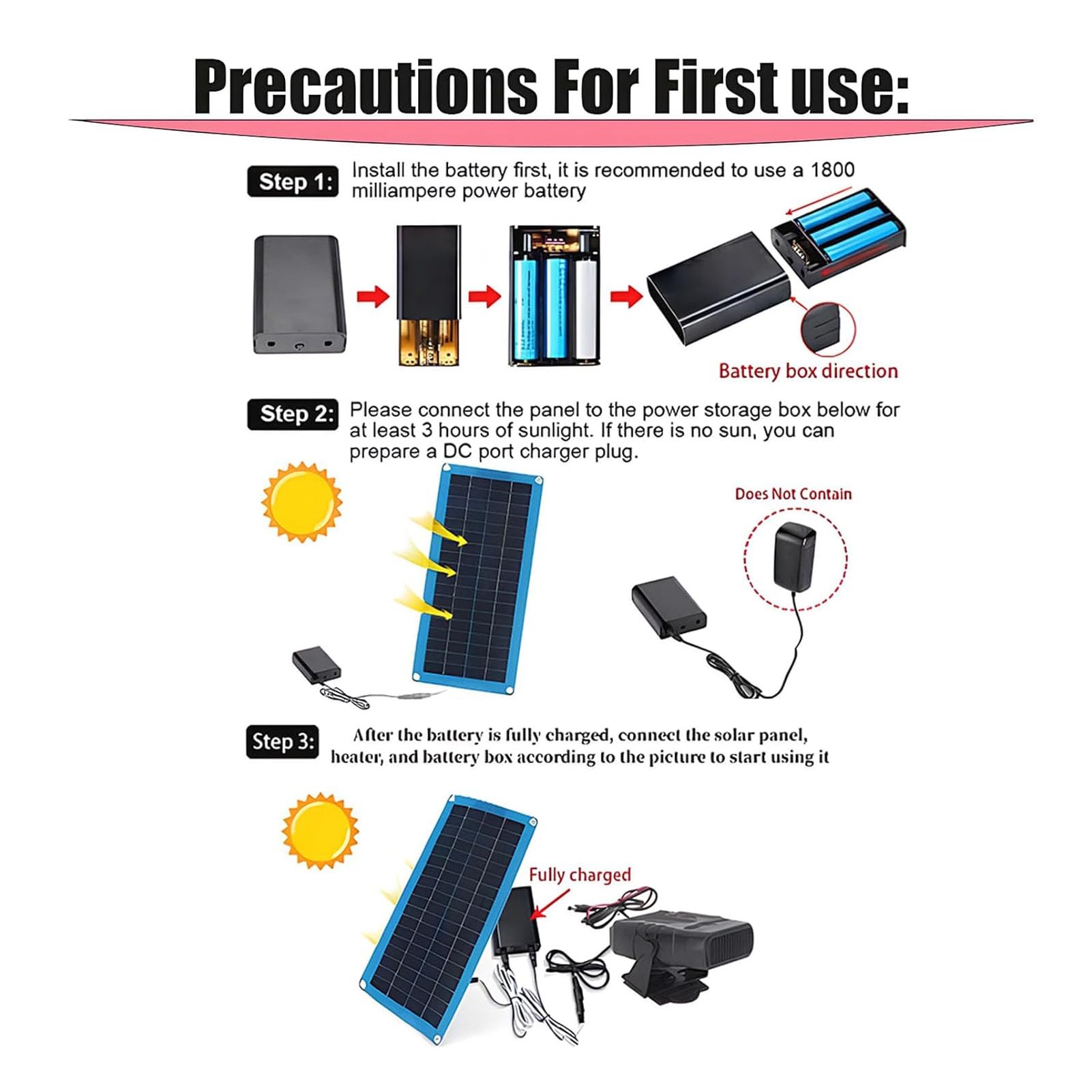 Focket Chauffage solaire portable 30 W pour poulailler, avec protection contre la surchauffe, Utilisable en serre, pour le séchage, le chauffage, abris pour animaux et autres espaces