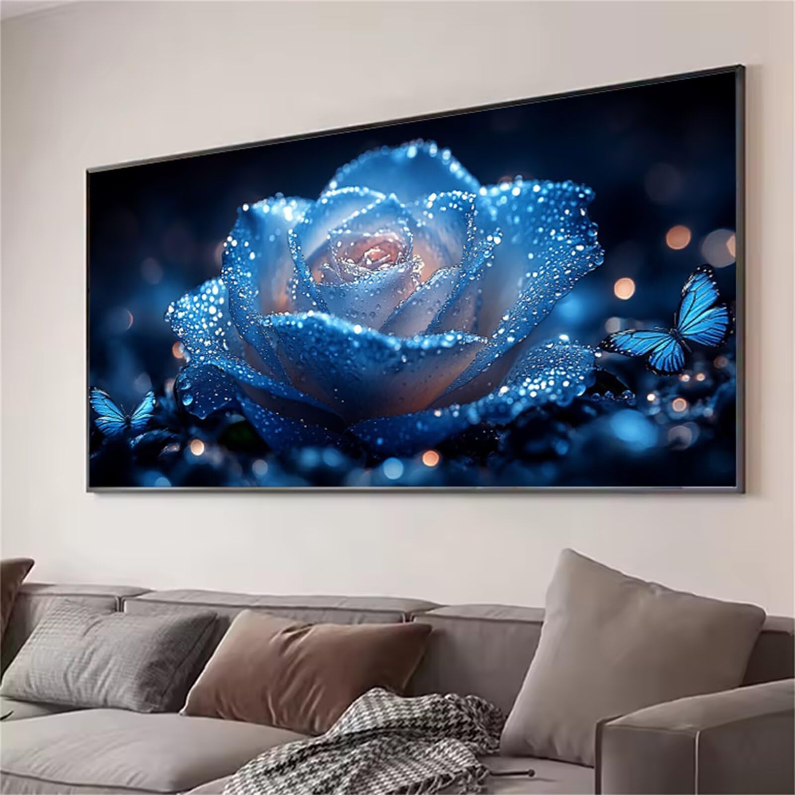 Diamentowa sztuka, roślina, zestaw do malowania diamentami 5D, kwiat, duża sztuka diamentowa, dla dorosłych, dla początkujących, DIY, kwadratowe, pełne wiercenie, haft krzyżykowy, stras, kryształ