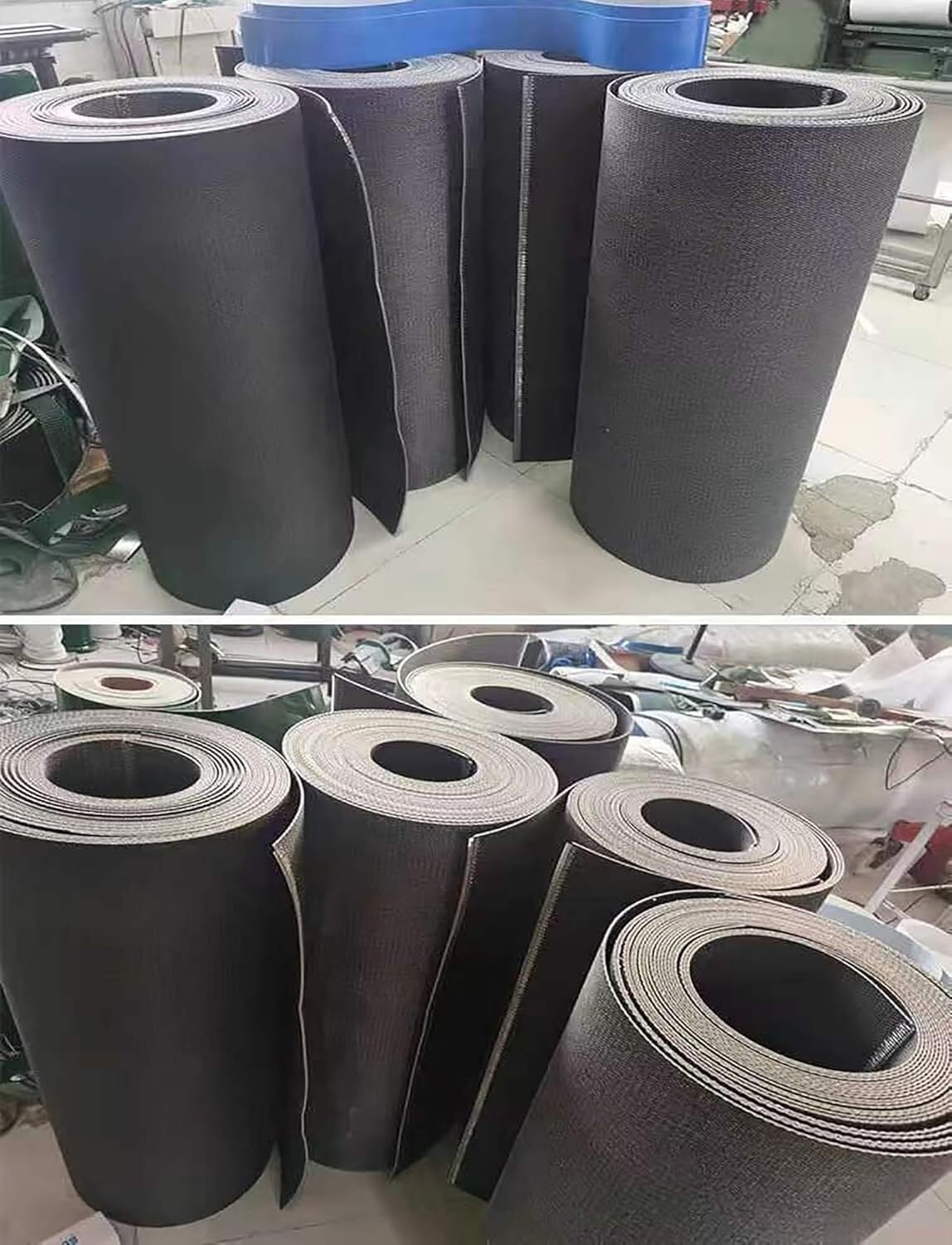 Uso Industrial Fábrica de almacén de PVC, Cinta transportadora de línea de producción Comercial,(110x28cm)