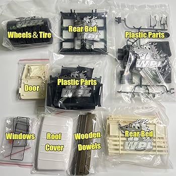 wpl c44km 自作トレーラー付き WPL C44KM Build Video Part One. Rolling Chassis. - YouTube