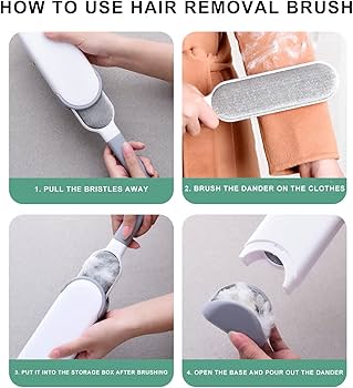 Amazon.com: Pet Hair Remover Brush, Cat and Dog Hair Lint Remover Brush, 1 Double-Sided Hair Removal Brush, 1 Travel Hair Removal Brush, 1 Serrated Brush for Cars Furniture Carpet Sofa Clothes Beds (