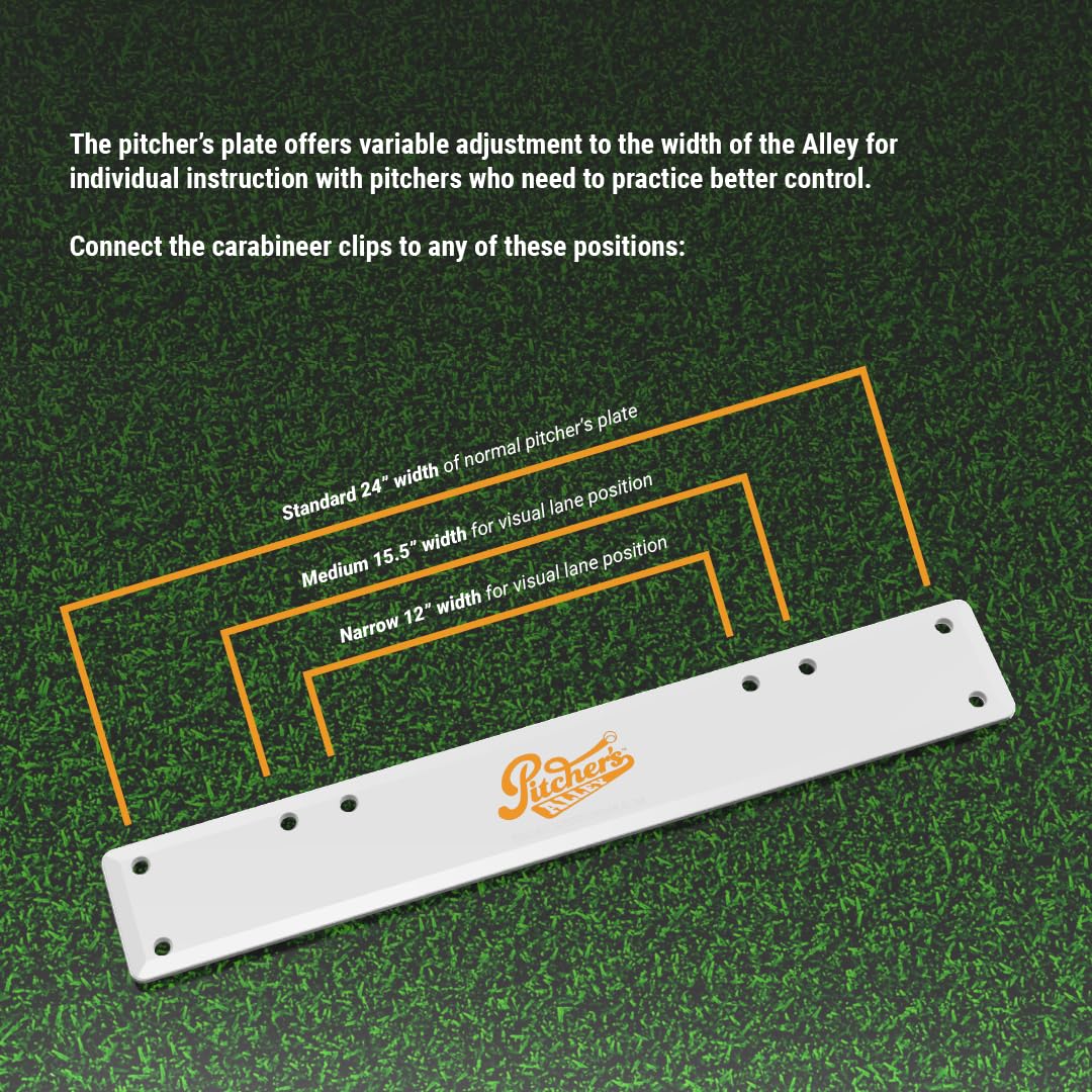 Fielder's Dome Pitcher's Alley - Fastpitch Softball Training Mat For Strike Zone Control & Targeting