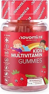 Kids Vitamins - Kids Multivitamin Gummies – 1 Month Supply - Chewable Kids Multivitamin - Vegan - Gluten Free – 13 Essential Childrens Vitamins – Kids Vitamins by Novomins
