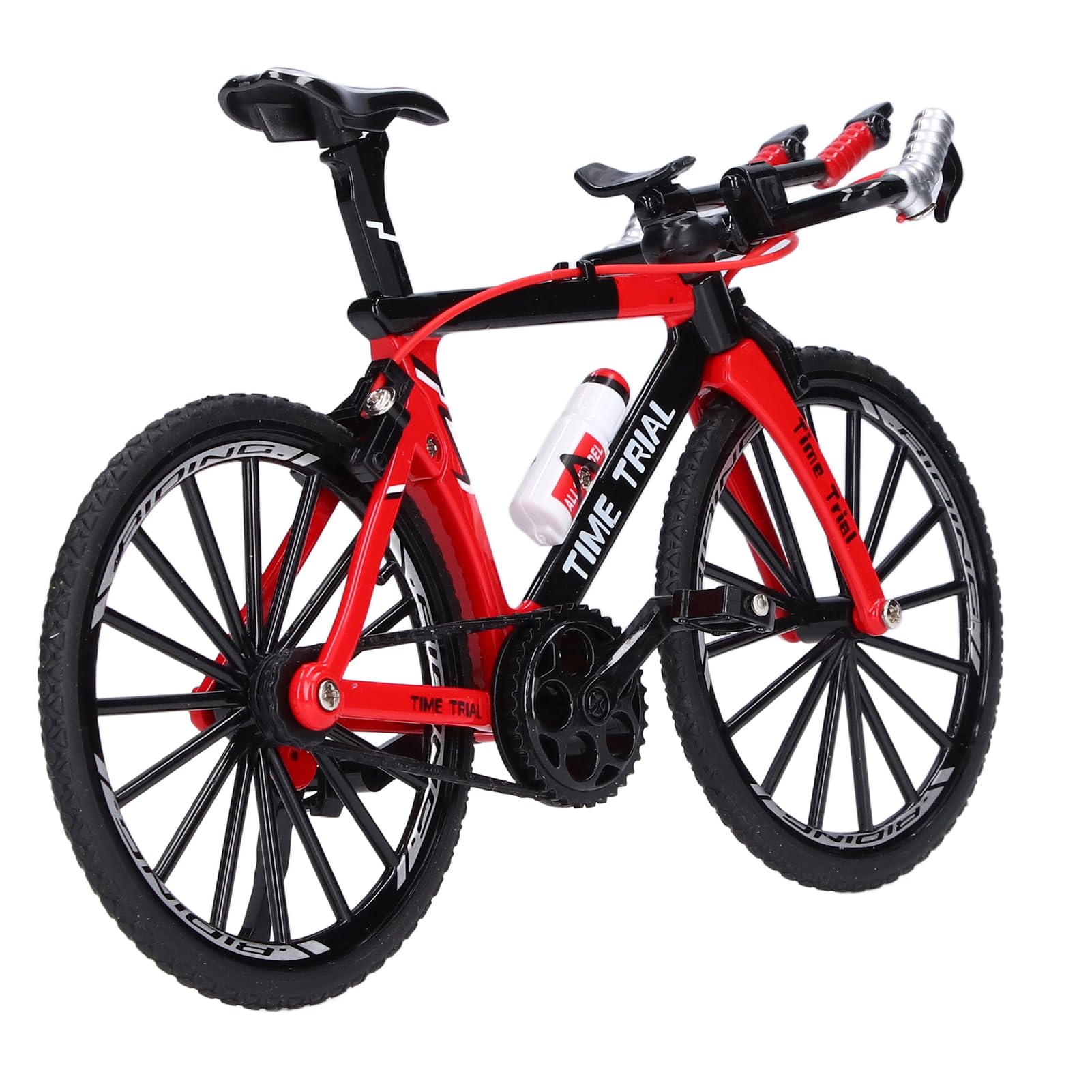 Doigt VTT en alliage Mini modèle de vélo pour la maison, le bureau, le lieu de travail, la décoration, les cadeaux (rouge)