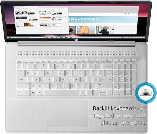 Miniatura 5 de hp Laptop Pavilion más reciente, pantalla táctil HD+ de 17.3", procesador Intel Core i7-1255U de 12 generación de 10 núcleos, SSD de 4 TB, 64 GB de