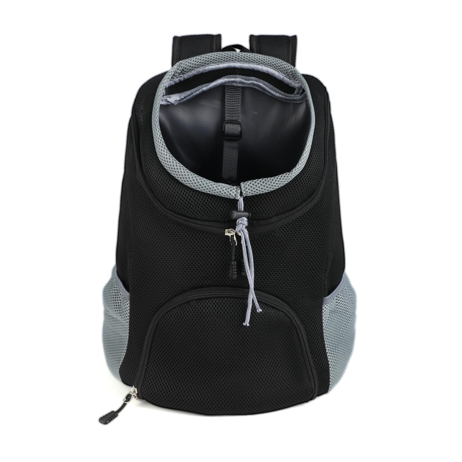 Mochila para Mascotas - Ajustable y Transpirable, para Perros y Gatos Pequeños （3-7kg） - con Fondo Impermeable, Diseño de Cabeza al Aire y Gancho de Seguridad - Ideal para Viajes y Senderismo