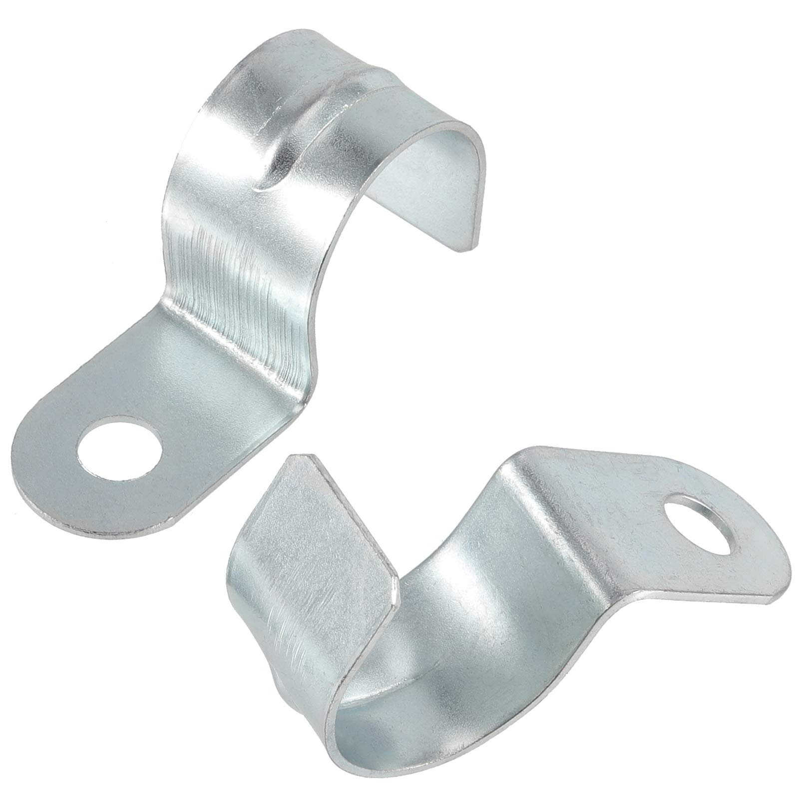 200 correas de tubo de metal de 2,5 cm, resistentes y duraderas para fijar conductos EMT y otras tuberías en diferentes superficies