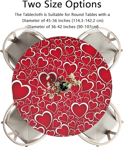 Vista 169 de cfpolar Mantel redondo ajustable de verano, hojas de palma tropical, borde elástico, mantel redondo lavable para uso en interiores y exteriores, se