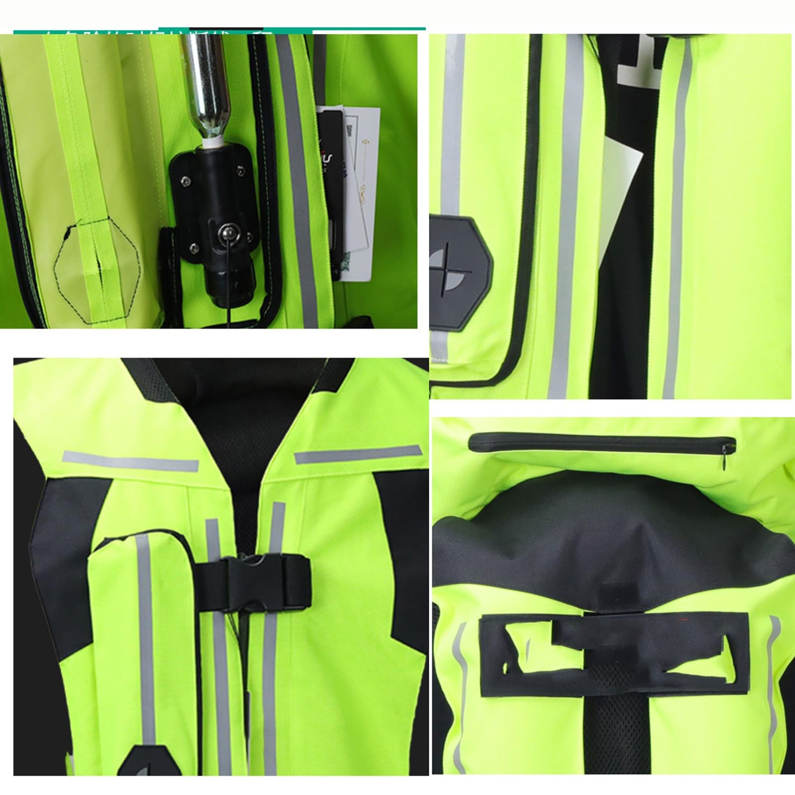 Chaleco Airbag Ajustable for Moto, Unisex, for Motociclismo, Equitación, Chaqueta Protectora