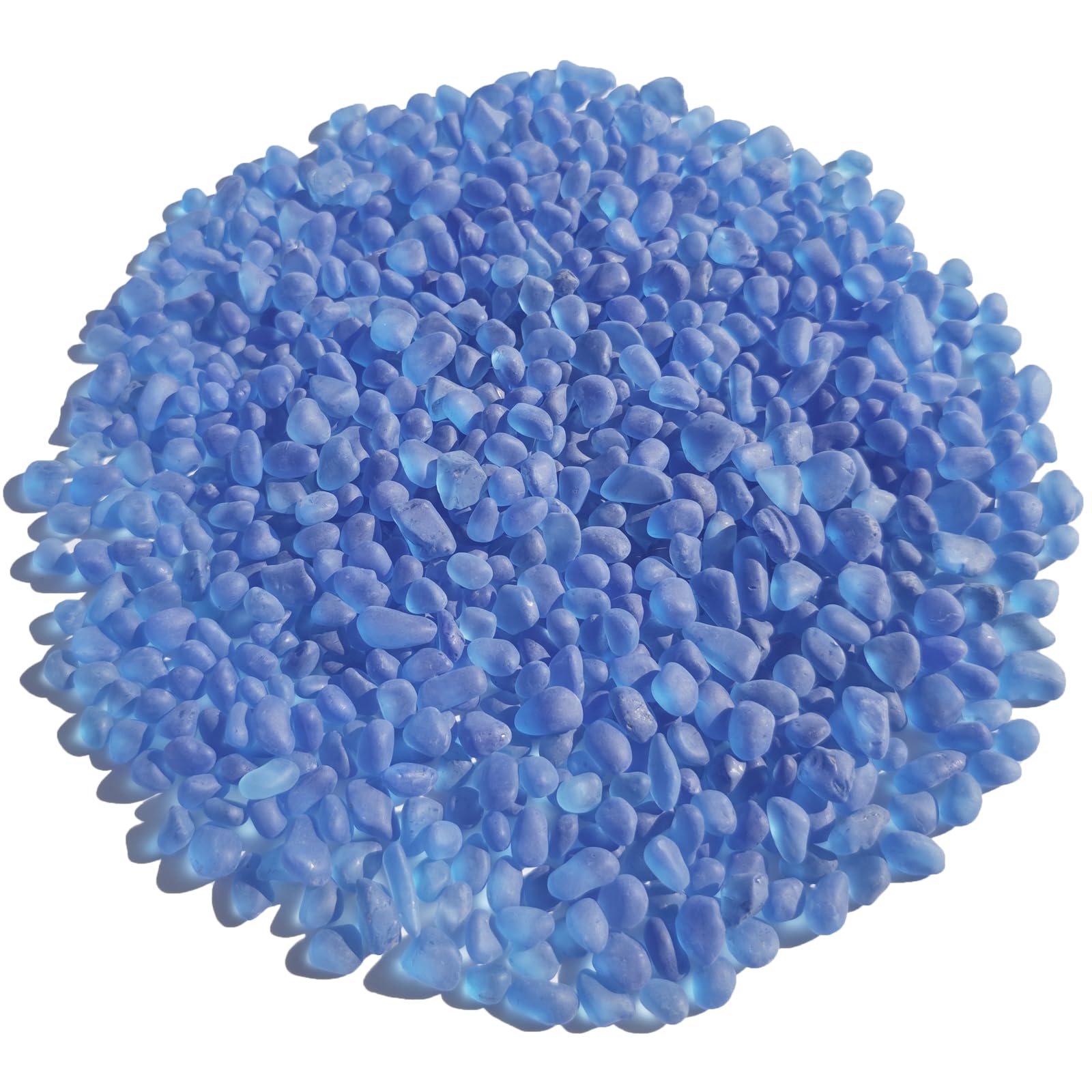 Amazon.com: QYGL Sea Glass Stones - 0.9LB Dark Blue Frosted Glass ...