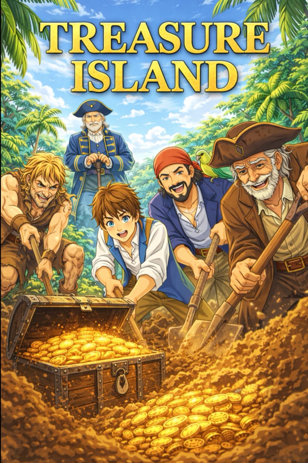 Treasure Island for Beginners: An Easy English Manga Based on Robert Louis Stevenson