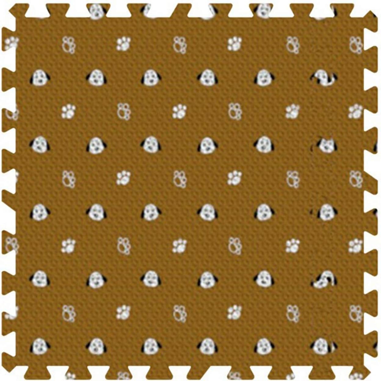 大判 ジョイントマット パズルマット ドット柄 犬柄 花柄 コルクマット 田園風 可愛い 6枚組60 60cm 滑り止め 繋ぎ合わせる 撥水 キズ防止防音 赤ちゃん 子供 ベビー 子供部屋 寝室 グリーン Cafe Du Jardin Com