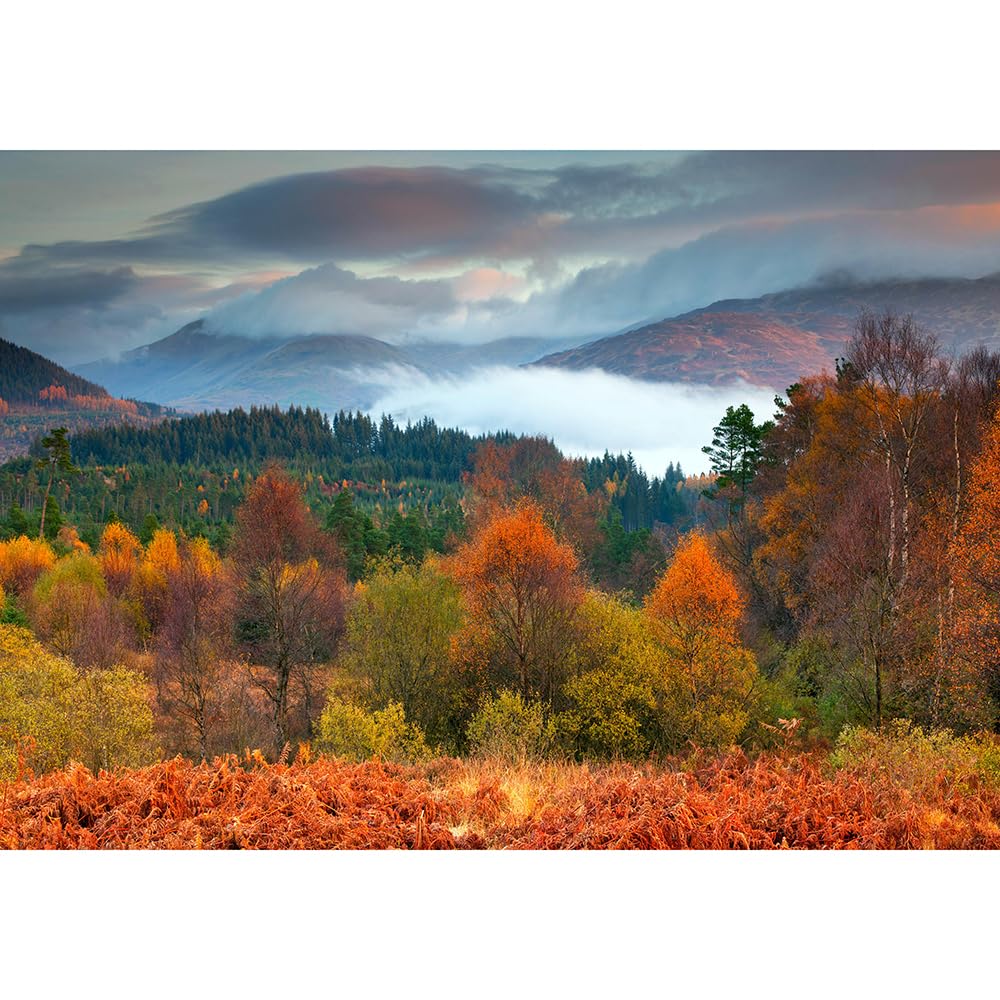 2000 (100 x 70 cm) Puzzles für Erwachsene und Kinder, Puzzles des Lomond-Sees und des Trosax-Nationalparks in Schottland