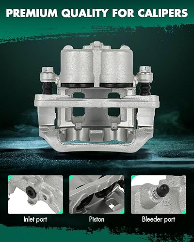 Miniatura 4 de SCITOO Pinza de freno delantera derecha (lado del pasajero) con soporte 18B5027 compatible para Ford Edge 2007-2009