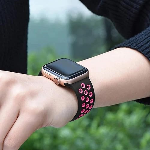 Miniatura 2 de Correa de reloj deportiva compatible con Apple Watch Band de 1.496 in 1.575 in 1.614 in 1.654 in 1.732 in 1.772 in 1.929 in, correa de repuesto de