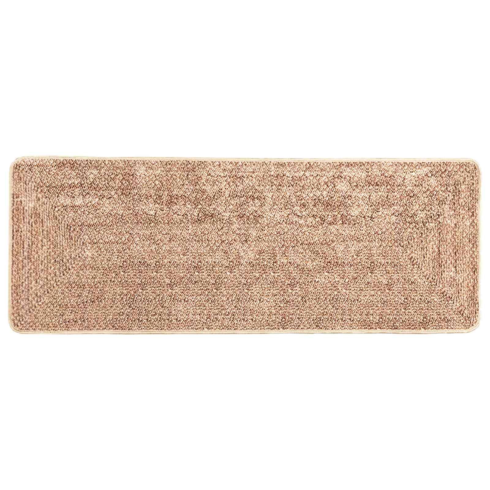 Tapis coureur moderne polyester lavable avec envers PVC antidérapant