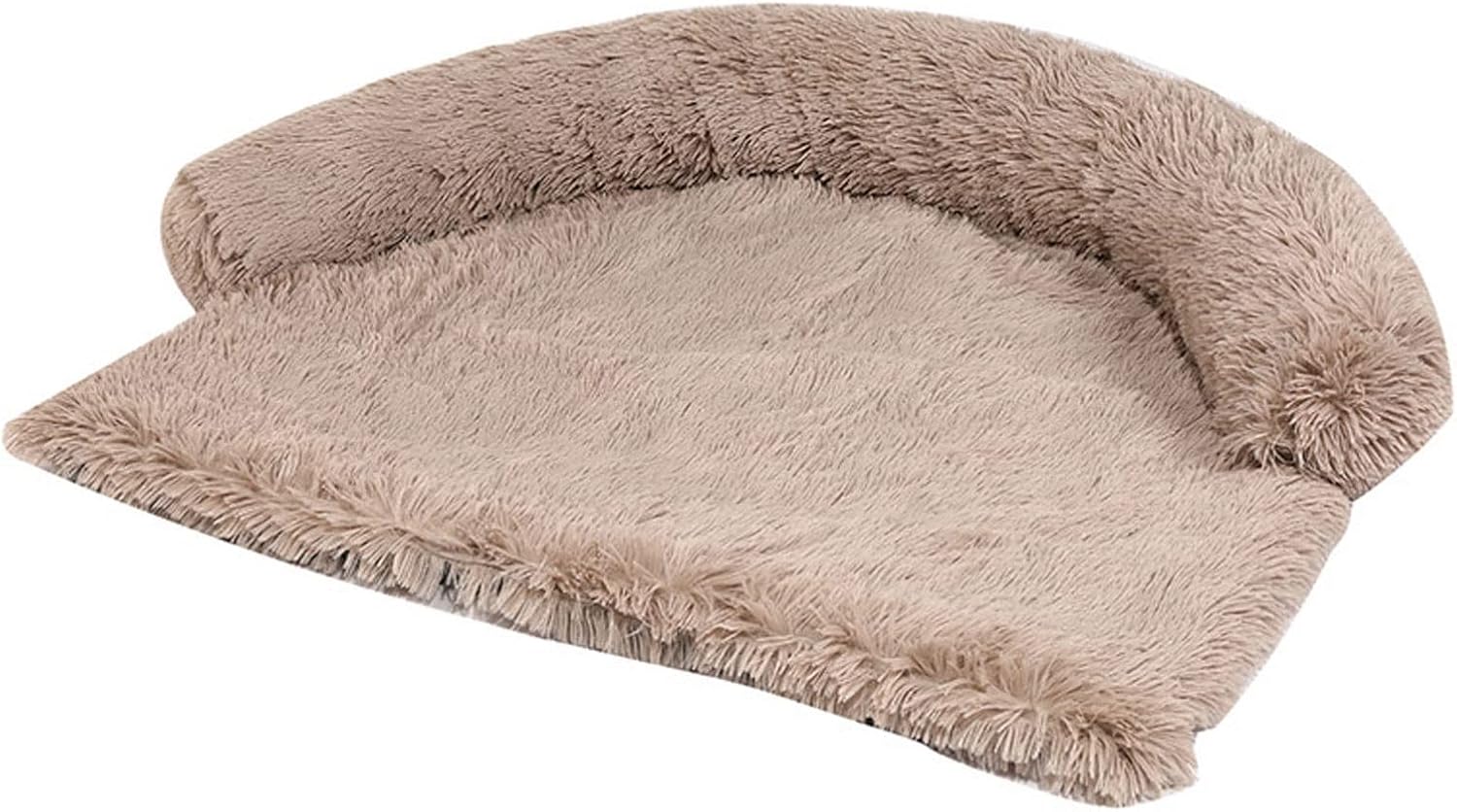 Dog Beds for Car Trunk Living Room Couch Bedroom Bed and Floor Semi-Surrounding Plush Pets Bed Waterproof Fabric Base 4 Sizes S/M/L/XL Cat Beds Removable (Color : Gray-01, Size : Small)