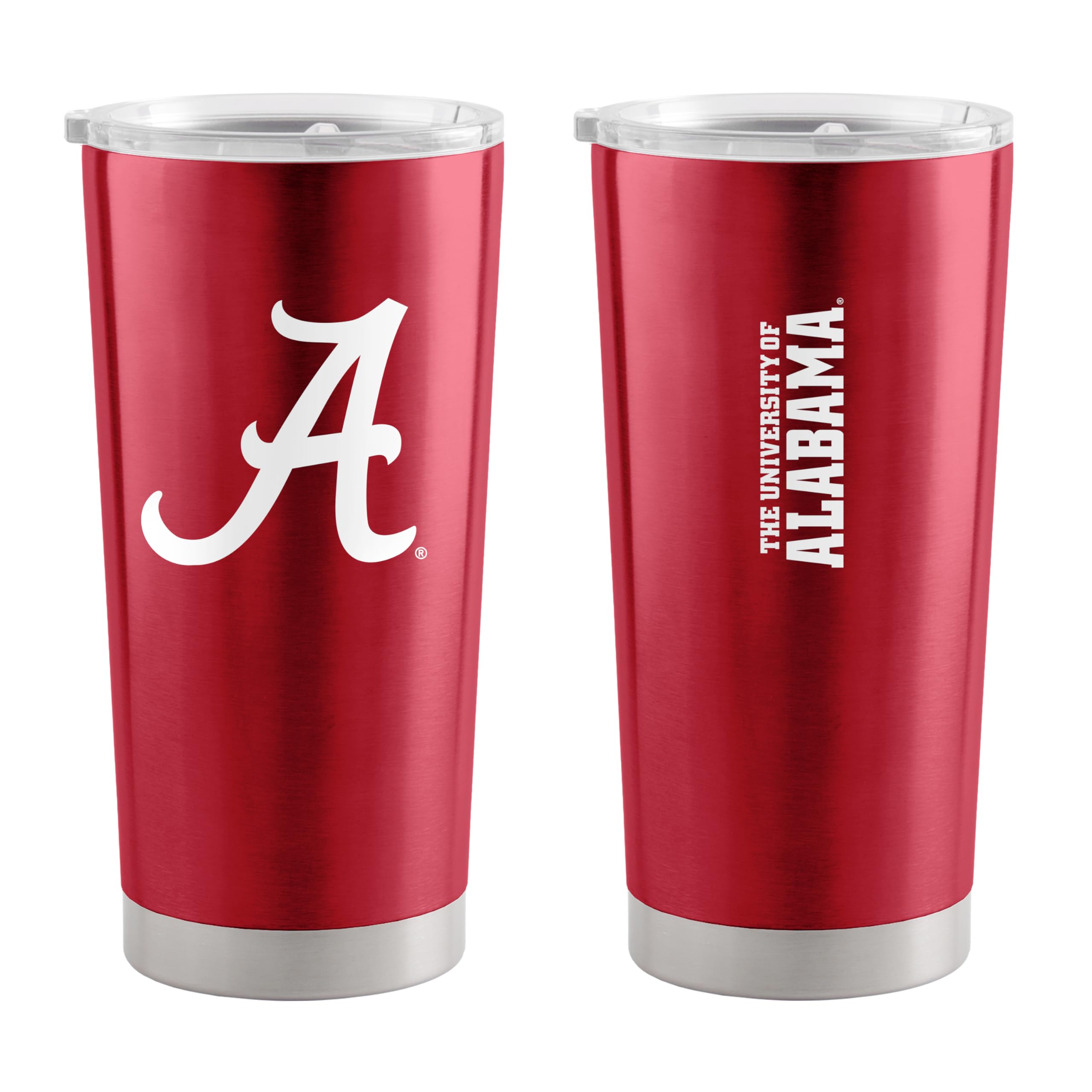 Logo Brands 20 oz Powder Coat Tumbler- Insulated Tumbler with Lid for Water, Iced Tea or Coffee, Smoothie and More