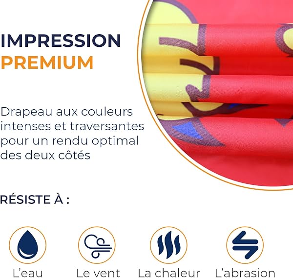 AZ FLAG - Drapeau Basse-Normandie - 90x60 cm - Drapeau Bas-Normand - France 100% Polyester Avec Oeillets Métalliques Intégrés - Pavillon 50 g - 3