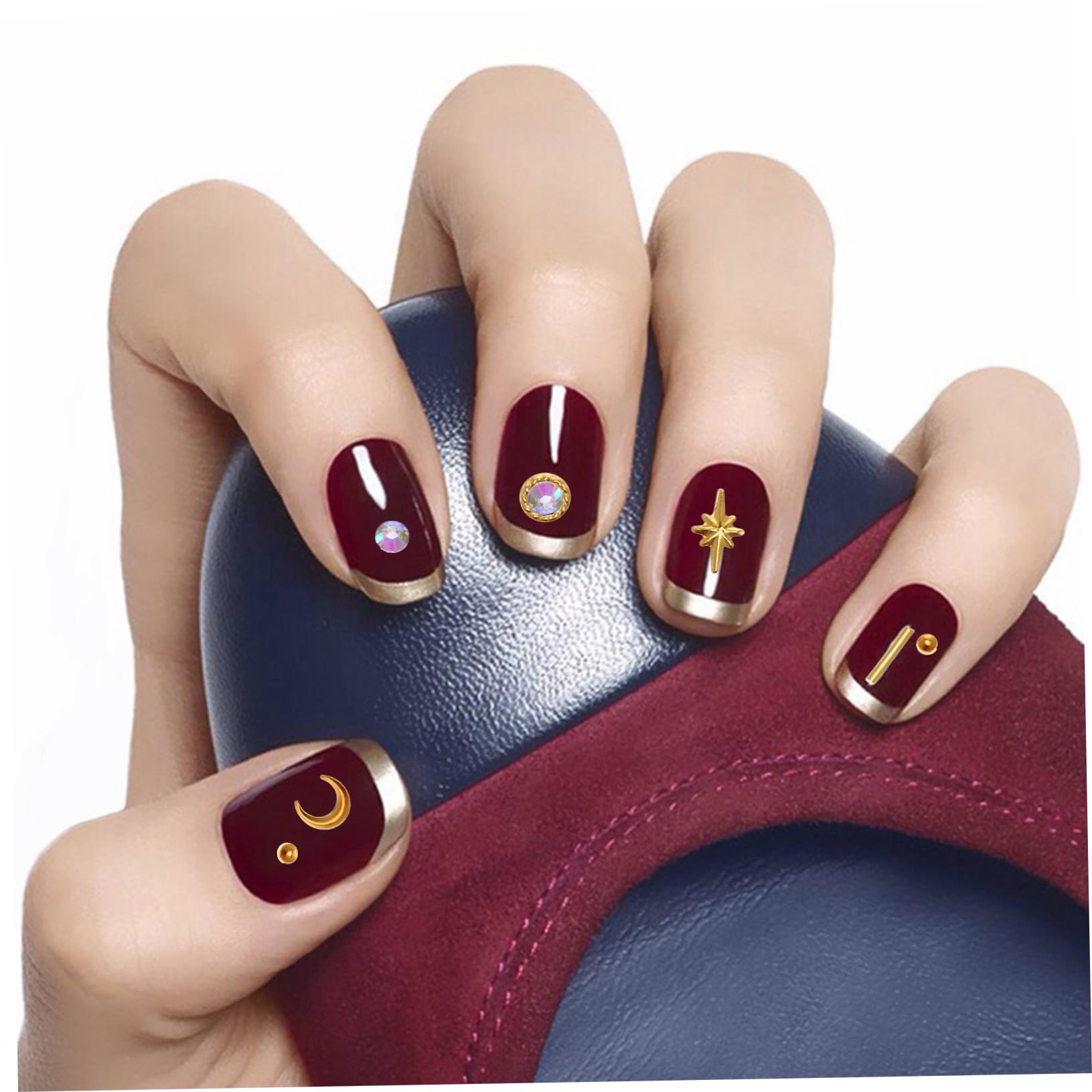 3 Set Decorazioni Per Unghie Con Nail Art Brillanti E Colorati Per Creazioni Diy E Manicure 8 Scatole*3