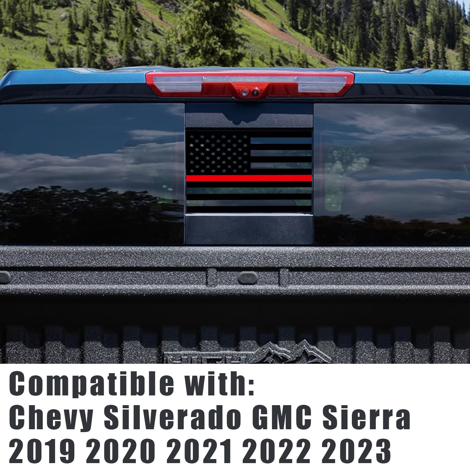 Snapklik.com : JDDRY Car Decal Sticker,Rear Back Middle Window Sticker ...